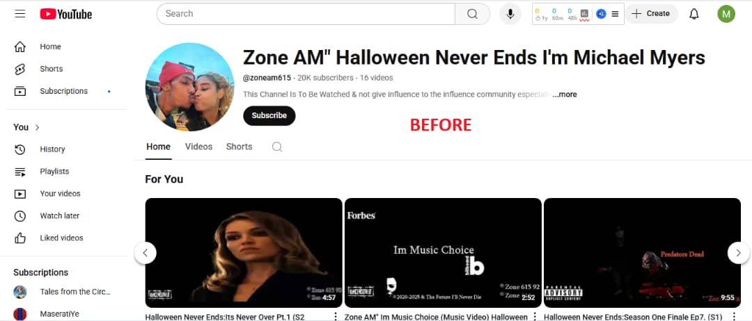 Zone AM before